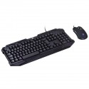 Kit Teclado E Mouse Gamer Kraken - Mouse 2400 Dpi Led 3 Cores Cabo Usb 1.8 Metros - Vgc-02